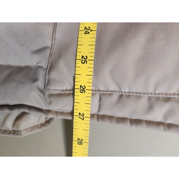 Wear Guard Rugged Vest Mens XL Beige Puffer Duck Down Waterfowl Snaps Outdoors - Picture 6 of 10